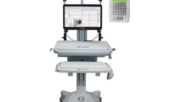 دستگاه الکتروانسفالوگرام EEG مدرن با نمایشگر امواج مغزی
